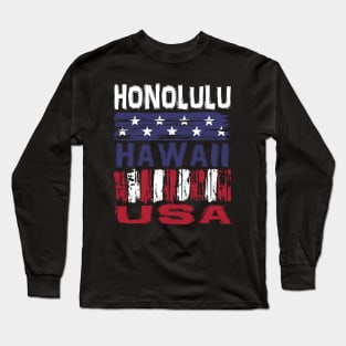 Honolulu Hawaii USA T-Shirt Long Sleeve T-Shirt